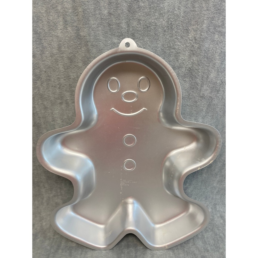 Vintage 1985 Gingerbread Man Cake‎ Pan Christmas Baking Holiday Cookie Wilson